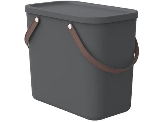 Rotho Boîte de rangement Albula 25 l, Anthrazit