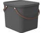 Rotho Boîte de rangement Albula 40 l, Anthracite