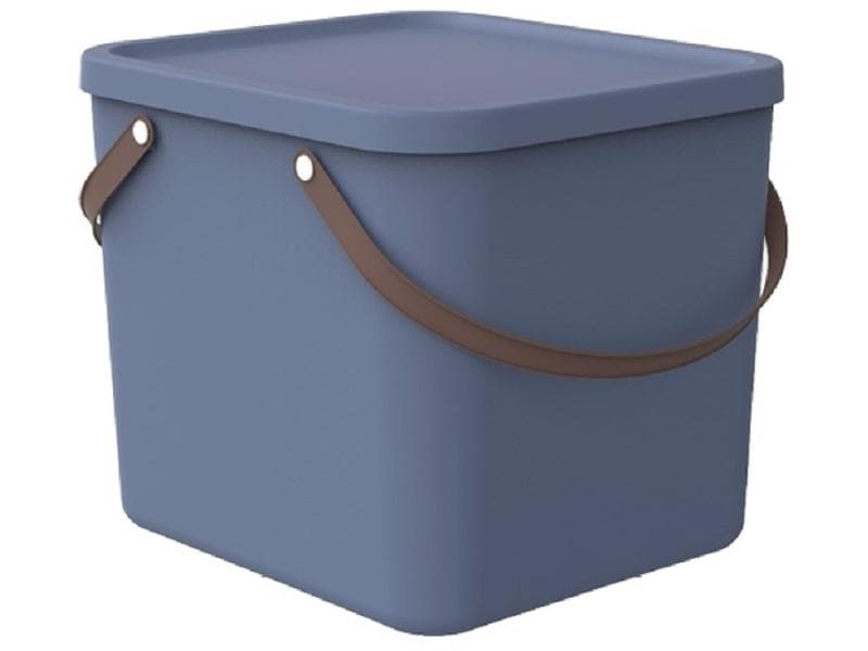 Rotho Boîte de rangement Albula 40 l, bleu horizon