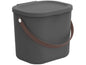 Rotho Boîte de rangement Albula 6 l, Anthracite