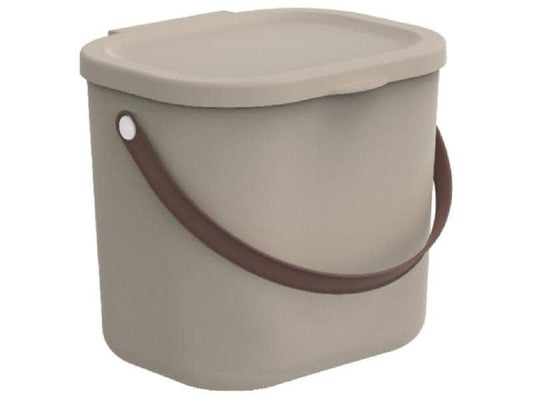 Rotho Boîte de rangement Albula 6 l, Cappuccino