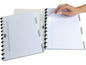 Adoc Carnet de notes Pap-Ex Black&White avec registre A4, quadrillé