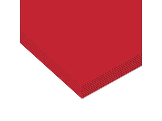 URSUS Papier transparent 70 x 100 cm 25 feuilles, rouge foncé