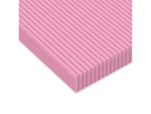 URSUS Papier ondulé 50 x 70 cm 10 pièces, rose