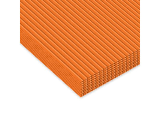 URSUS Papier ondulé 50 x 70 cm 10 pièces, orange