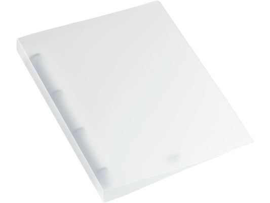 Kolma Classeur à anneaux Easy Ø 3 cm, Transparent/Blanc