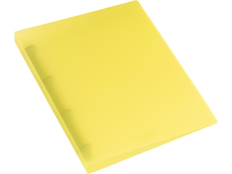 Kolma Classeur à anneaux Easy Ø 3 cm, Jaune/Transparent