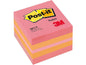Post-it Fiche de bloc-notes Mini Cubes 5.1 x 5.1 cm, rose
