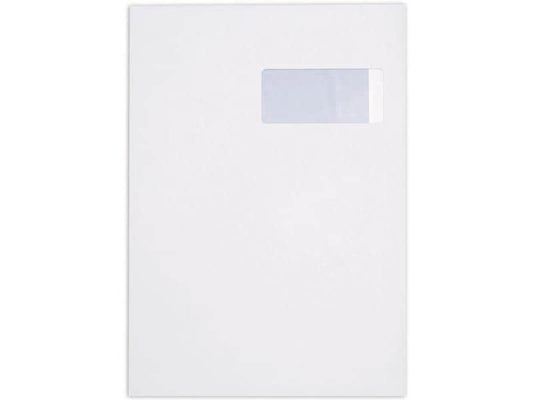 Büroline Enveloppe avec fenêtre C4 Blanc, 250 pièces
