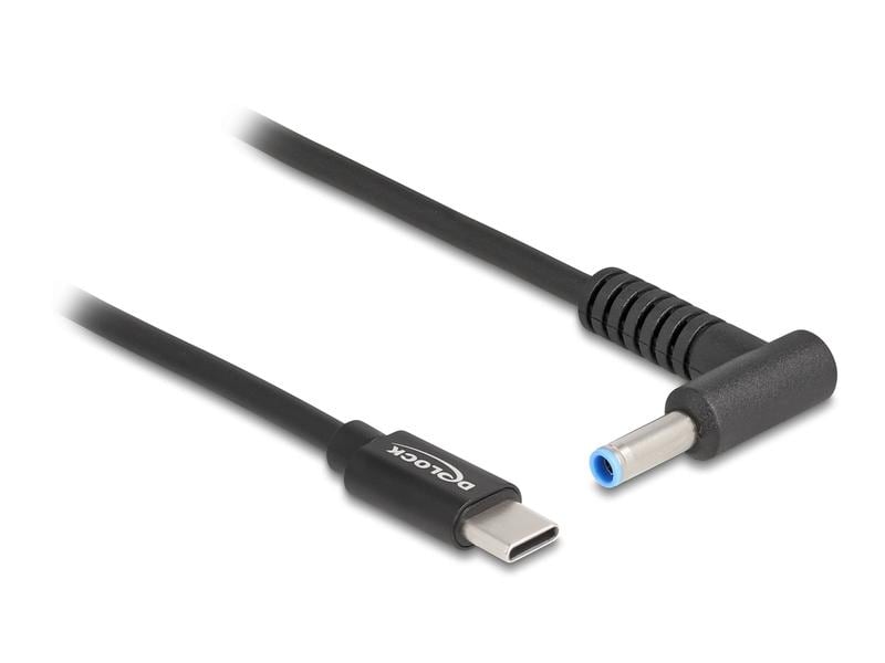 Delock Câble de chargement USB-C vers HP 4.5 x 3.0 mm mâle 1.5 m