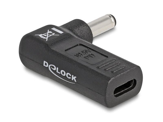 Delock Adaptateur USB-C vers Dell 4.5 x 3.0 mm angulé à 90°