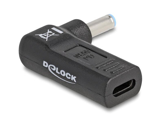 Delock Adaptateur USB-C vers HP 4.5 x 3.0 mm angulé à 90°
