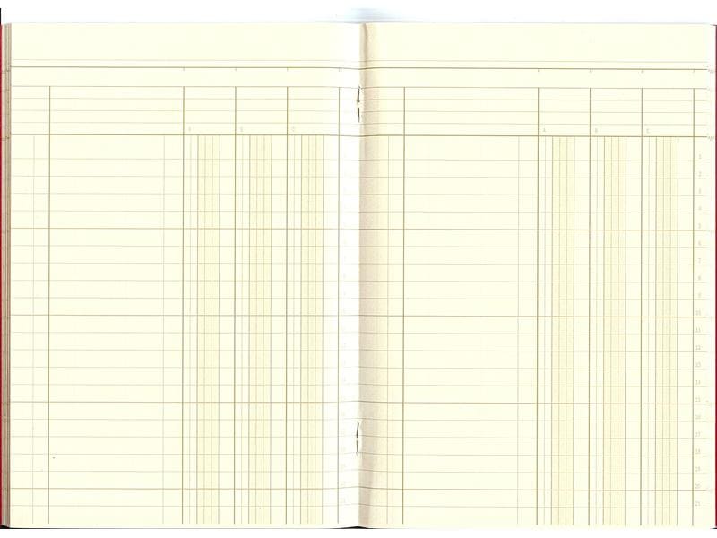 Simplex Cahier autocopiant A5 Cahier de statistiques