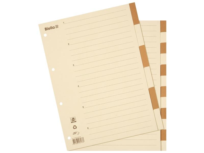 Biella Registre En blanc, A4, 1-12