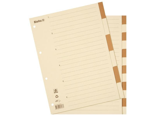 Biella Registre En blanc, A4, 1-12