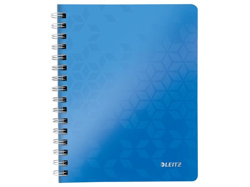 Leitz Carnet de notes Wow College A5, À carreaux, Bleu