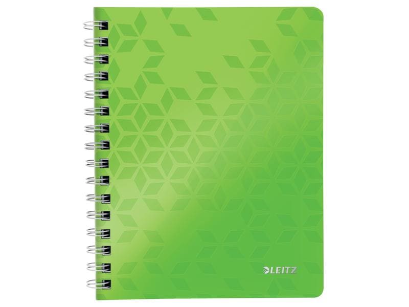 Leitz Carnet de notes WOW College A5, À carreaux, Vert