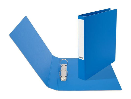 Biella Classeur à anneaux Viria A5, 3.2 cm, Bleu