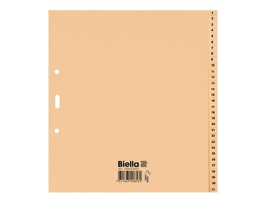 Biella Registre A4, 1-31