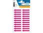 Herma Stickers Étiquettes d’information 3.8 x 0.7 cm, Rouge vif, 88 étiquettes