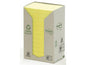 Post-it Fiche de bloc-notes Post-it Recycling Notes 3.8 cm x 5.1 cm Gelb