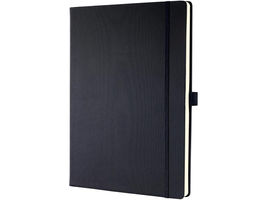 Sigel Bloc-notes Conceptum A4, À lignes, Noir