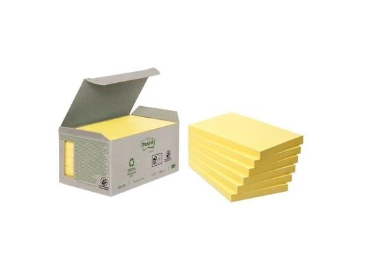 Post-it Fiche de bloc-notes Recyclage post- it 7.6 x 12.7 cm, 6 blocs