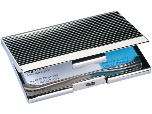 Sigel Étui pour cartes de visite  Chrome