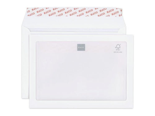 ELCO Enveloppe avec fenêtre Premium C5, Maxi-Window, 500 Pièce/s