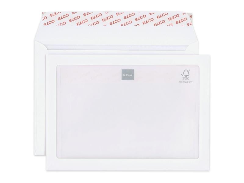 ELCO Enveloppe avec fenêtre Premium C5, Maxi-Window, 500 Pièce/s