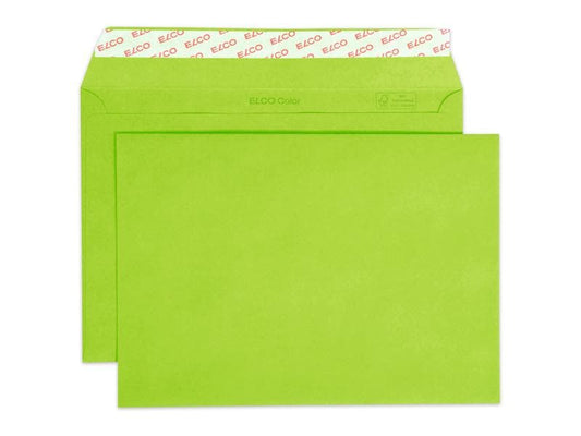 ELCO Enveloppe Color C5, vert, 250 Pièce/s