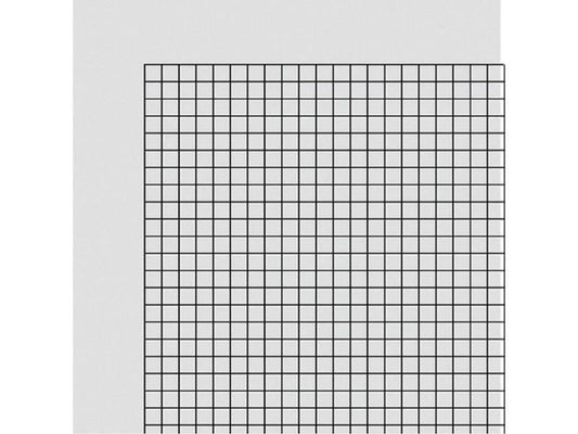 office focus Feuillets mobiles FSC, 4 trous, avec bord technique 5 mm À carreaux