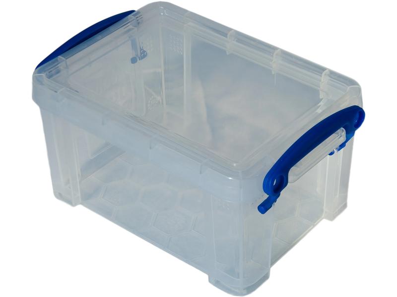 Really Useful Box Boîte de rangement 1,6 litre, Transparent