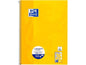 Oxford Cahier Bloc-notes collège A4+, quadrillé, jaune foncé