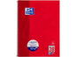 Oxford Cahier Bloc-notes collège A4+, quadrillé, rouge