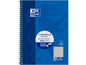 Oxford Cahier Bloc-notes collège A5+, quadrillé, bleu