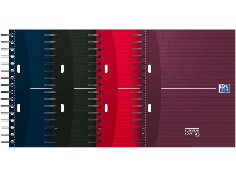 Oxford Bloc-notes European Book A5+, quadrillé, assorti