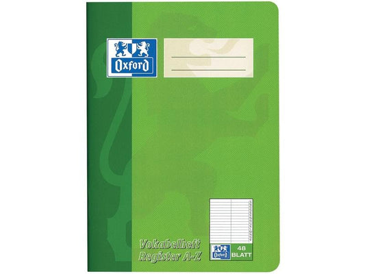 Oxford Cahier d'école A5, vert
