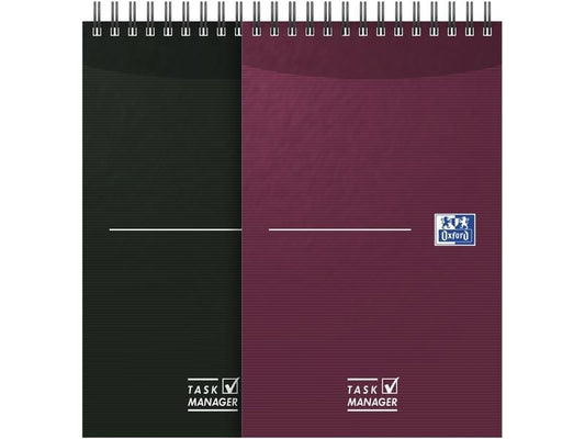 Oxford Bloc-notes noir, aubergine