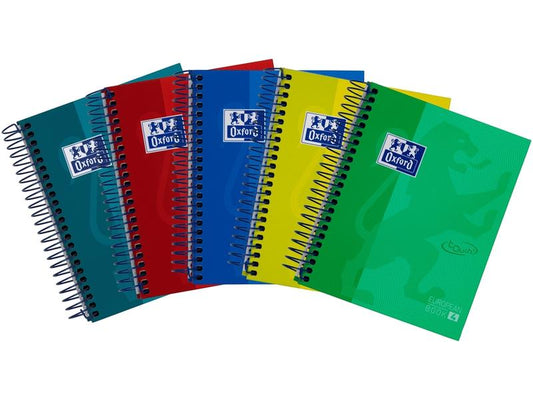 Oxford Bloc-notes A6, quadrillé, assorti