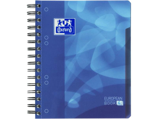 Oxford Carnet de notes A5+, ligné, bleu