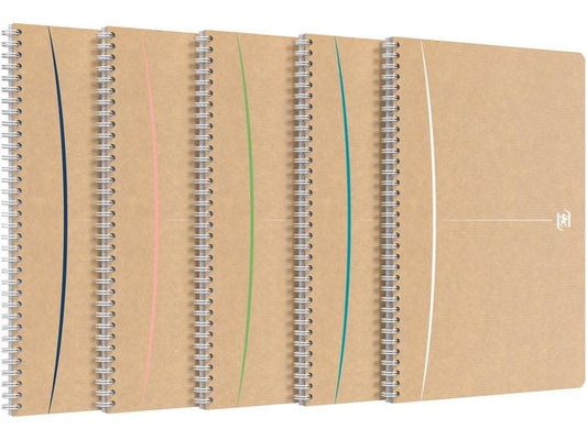 Oxford Carnet de notes A4, ligné, assorti