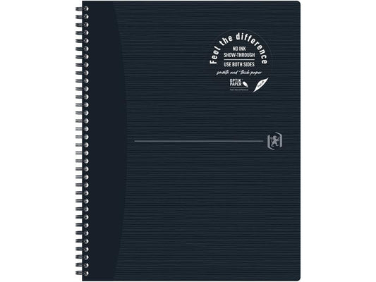 Oxford Bloc-notes A4+, quadrillé, noir