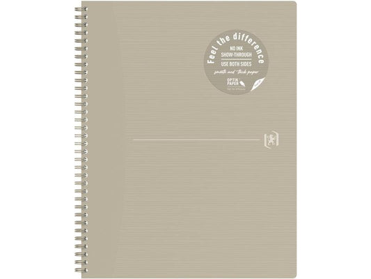 Oxford Bloc-notes A4+, quadrillé, beige