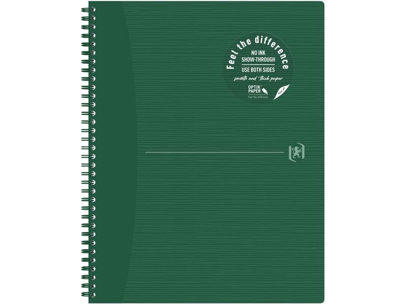 Oxford Bloc-notes A4+, quadrillé, vert