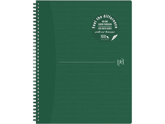 Oxford Bloc-notes A4+, quadrillé, vert