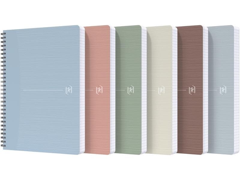 Oxford Carnet de notes A5, ligné , assorti