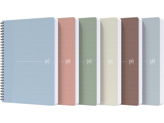 Oxford Carnet de notes A5, ligné , assorti