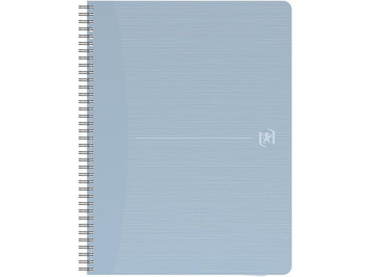 Oxford Carnet de notes Cahier à spirales à carreaux, bleu