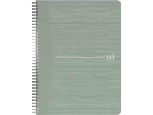 Oxford Carnet de notes Cahier à spirales à carreaux, vert
